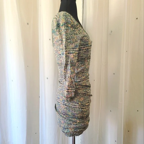 🍒FREE PEOPLE🍒 VINTAGE BODYCON MINI DRESS - Picture 5 of 8